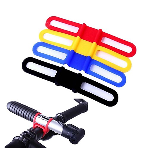 

Bike Silicone Strap / Band Portable Durable Easy to Install for Road Bike Mountain Bike MTB BMX Synthetic Cycling Bicycle Red Green Blue