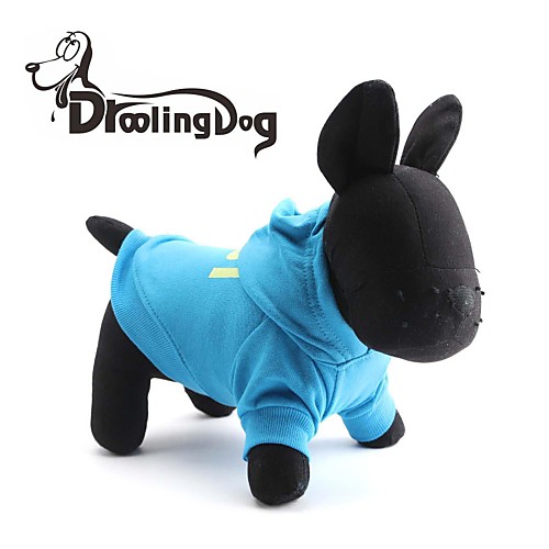 

Cat Dog Hoodie Police / Military Letter & Number Winter Dog Clothes Puppy Clothes Dog Outfits Black Blue Costume for Girl and Boy Dog Terylene XS S M L