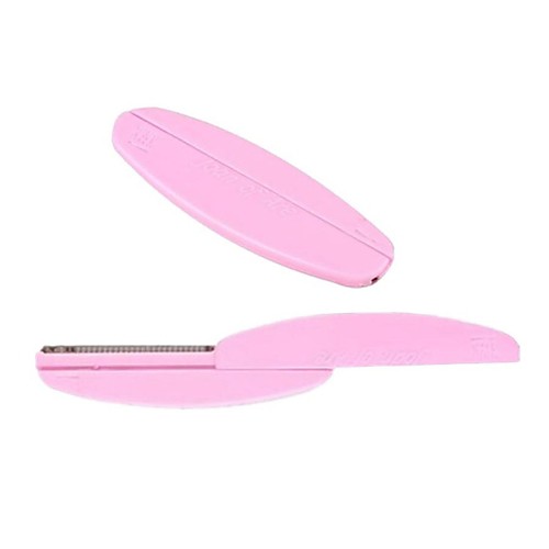 

Pink Push Pull Type Eyebrow Trimmer