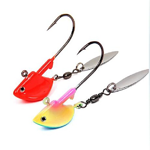 

4 pcs Hard Bait Metal Bait Jigs Hard Bait Jigs Metal Bait Bass Trout Pike Sea Fishing Freshwater Fishing Metal