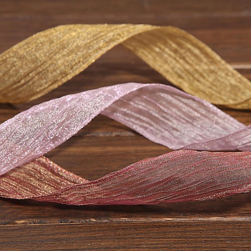 

Solid Colored Organza Wedding Ribbons Piece/Set Organza Ribbon Decorate gift box / Decorate wedding scene