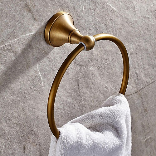 

Towel Bar High Quality Antique Brass 1 pc - Hotel bath towel ring