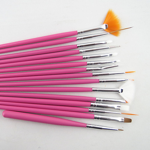

Wood Nylon Nail Manicure Tools Nail Acrylic Brush Nail Brushes for Finger Nail Toe Nail Acrylic Brush