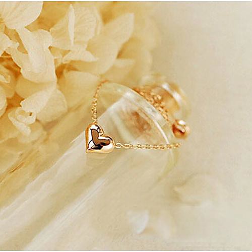 

Women's Pendant Necklace Ladies Alloy Gold Silver Necklace Jewelry For