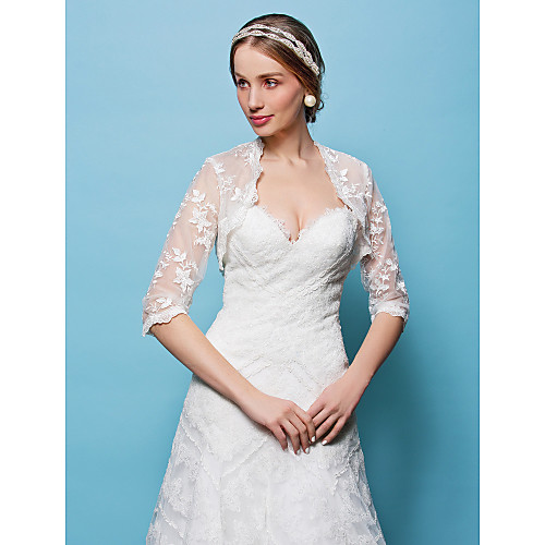 

Shrugs Lace Wedding / Party Evening Wedding Wraps With