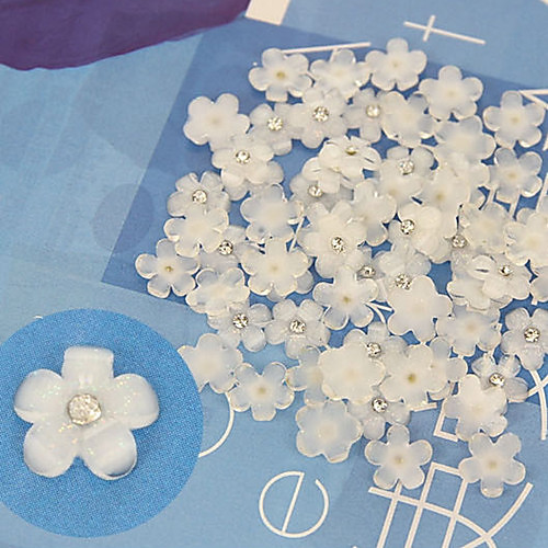 

Plastic Nail Art Kits & Accessories for Flower Classic Wedding Daily Nail Jewelry for Finger Toe