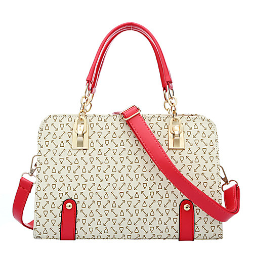 

Women's Bags PU Leather Leather Bags Handbags Cream Blue Pink