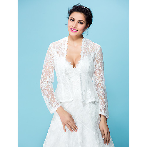 

Shrugs Lace Wedding / Party Evening Wedding Wraps With