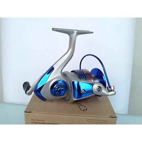 

Fishing Reel Spinning Reel 4.7:1 Gear Ratio8 Ball Bearings Hand Orientation Exchangable Spinning - AC7000