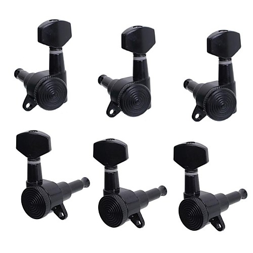 

3R3L Guitar Lock String Tuning Pegs Machine Heads for Electric Guitar Black MU0804