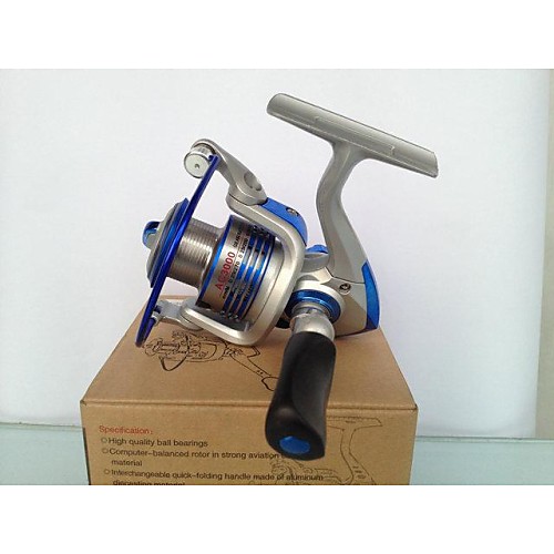 

Fishing Reel Spinning Reel 5.5:1 Gear Ratio8 Ball Bearings Hand Orientation Exchangable Spinning - AC3000