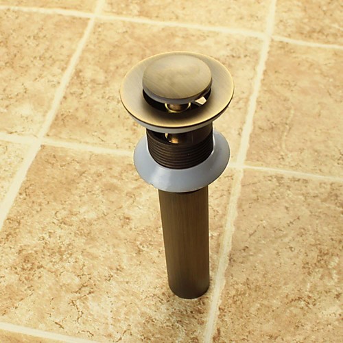 

Faucet accessory - Superior Quality - Vintage Brass Pop-up Water Drain With Overflow - Finish - Antique Brass