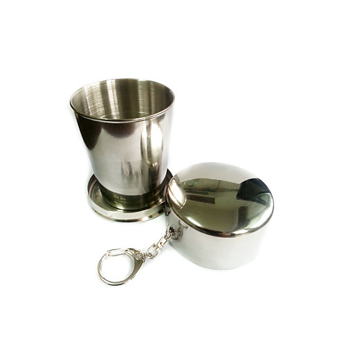 

Camping Cup Single Collapsible for Aluminium Alloy Outdoor Camping / Hiking Outdoor