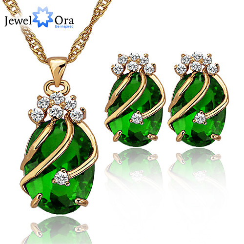 

Green Cubic Zirconia Earrings Jewelry Green For Wedding Special Occasion Birthday Engagement Gift Daily