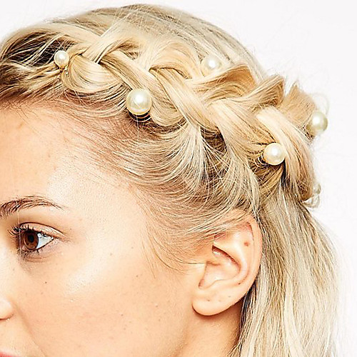 

Women's Hairpins For Daily Imitation Pearl Alloy 8# 12#