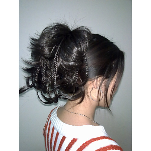 

Clip In Ponytails Synthetic Hair Hair Piece Hair Extension Straight