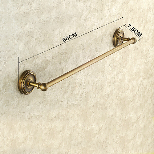 

Towel Bar Antique Brass 1 pc - Hotel bath 1-Towel Bar