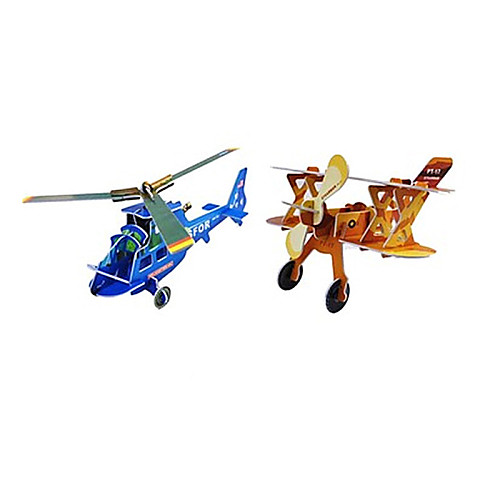 

3D Helicopter And Fighter Airplane Puzzle (2 Airplane)