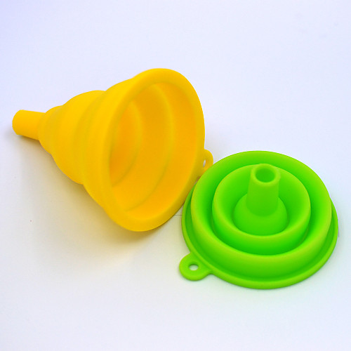 

Retractable Folding Silicone Mini Funnel Household Oil Can Funnel Large Diameter Silicone Pouring Trumpet Wine Funnel