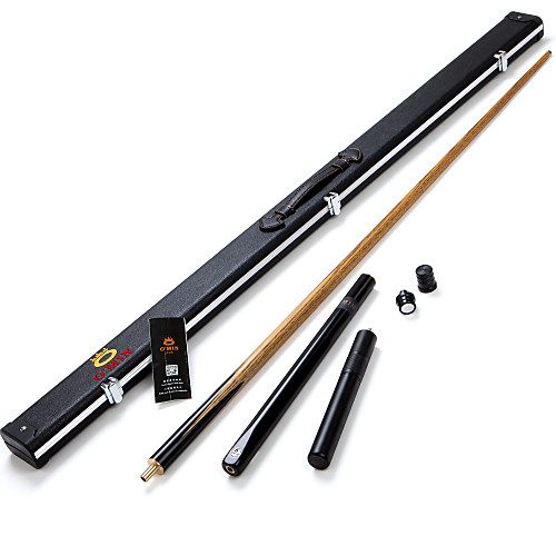 

O'MIN 3/4 2-Piece Pool Cues Cue Sticks Wood Snooker English Billiards Pool