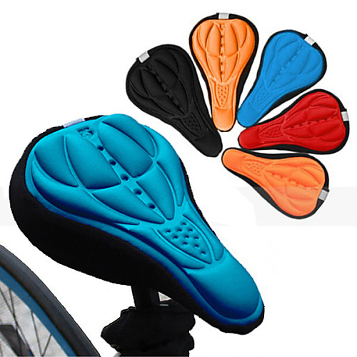 

Bike Seat Saddle Cover / Cushion Breathable Comfort 3D Pad Silicone Silica Gel Cycling Road Bike Mountain Bike MTB Black Orange Red