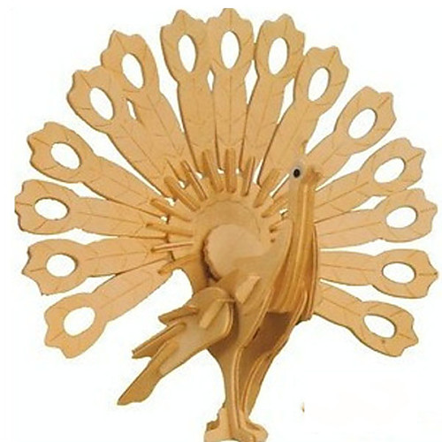 

3 D Jigsaw Puzzle Wooden Craft Peacocks