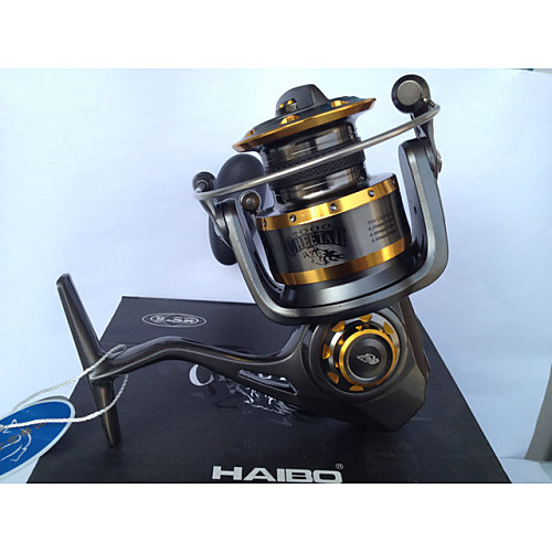 

Fishing Reel Spinning Reel 4.9:1 Gear Ratio 6 Ball Bearings for Spinning - CT8000