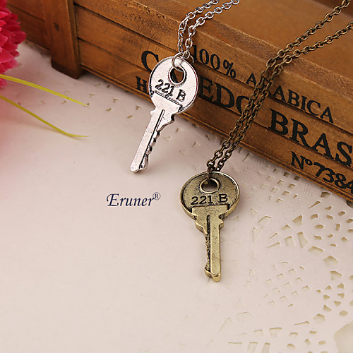 

Necklace Pendant Necklaces Jewelry Party / Daily / Casual / Sports Fashion Alloy Silver 1pc Gift