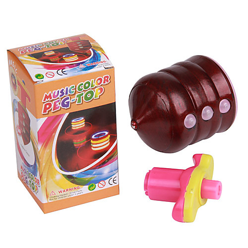 

Electric Imitation Wood Gyroscope(Random Color)