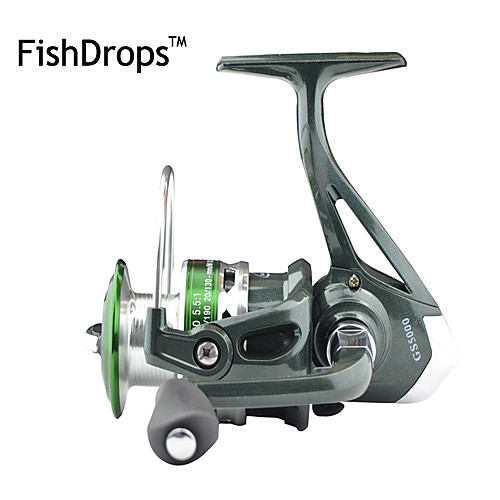 

Fishing Reel Spinning Reel 5.2:1 Gear Ratio7 Ball Bearings Sea Fishing / Bait Casting / Ice Fishing - GS1000 / Jigging Fishing / Freshwater Fishing / Carp Fishing / Bass Fishing / Lure Fishing