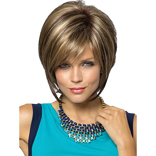 

Synthetic Wig Straight Straight Pixie Cut Wig Blonde Short Blonde Synthetic Hair Women's Blonde StrongBeauty