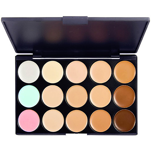 

15 Colors Powders Concealer / Contour Bronzers 1 pcs Long Lasting / Natural / Brightening Eye / Nose / Face Makeup Cosmetic