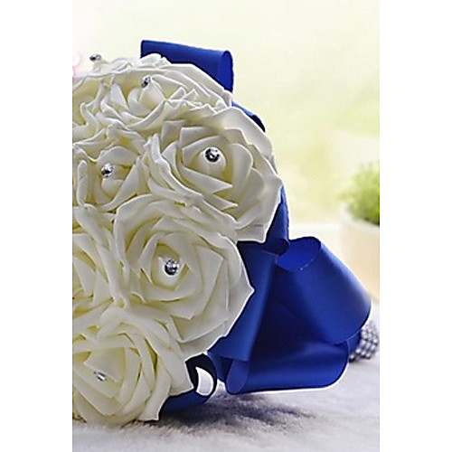 

Wedding Flowers Bouquets Wedding / Party / Evening Crystal / Rhinestone / Foam 11.02(Approx.28cm)