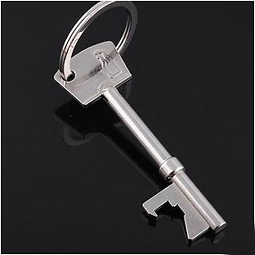 

Stainless Steel Key Opener Key Chain Ring Keyring