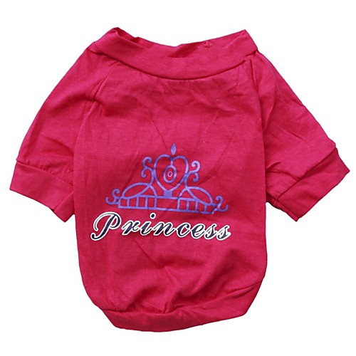 

Stylish Crown Princess Pattern T-Shirt for Pets Dogs (Assorted Sizes)
