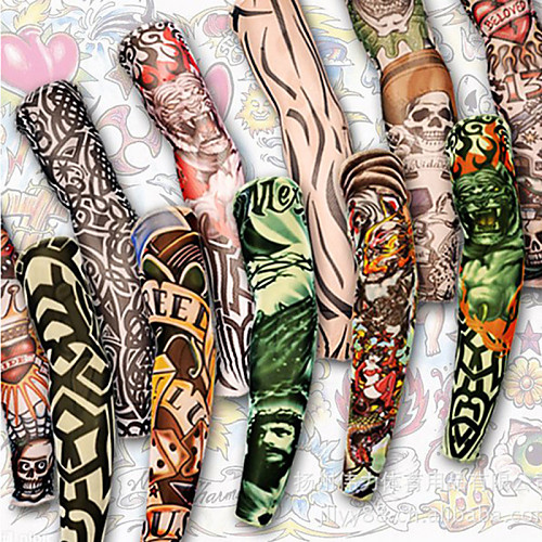 

1 pcs Temporary Tattoos Waterproof / Non Toxic Polycarbonate Sleeve Tattoos