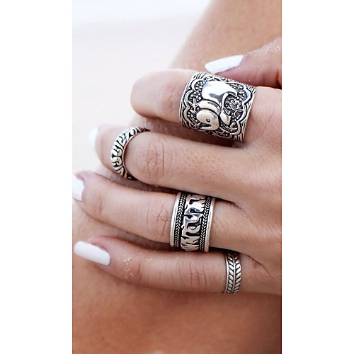 

Men's Women's Ring 1pc animal print Alloy Circle Stylish Classic Wedding Party Jewelry