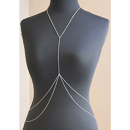 

Body Chain Ladies Party Casual Women's Body Jewelry For Casual Alloy Gold