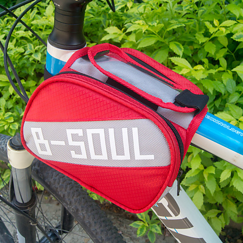 

8 L Bike Frame Bag Top Tube Rain Waterproof Dust Proof Wearable Bike Bag PVC(PolyVinyl Chloride) Oxford Bicycle Bag Cycle Bag Cycling / Bike