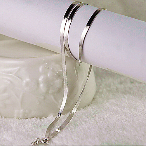 

Men's Choker Necklace Fashion Sterling Silver Silver Necklace Jewelry For Wedding Party Daily Casual