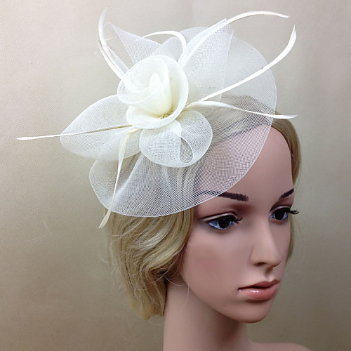 

Net Fascinators / Flowers with 1 Wedding / Special Occasion / Horse Race Headpiece