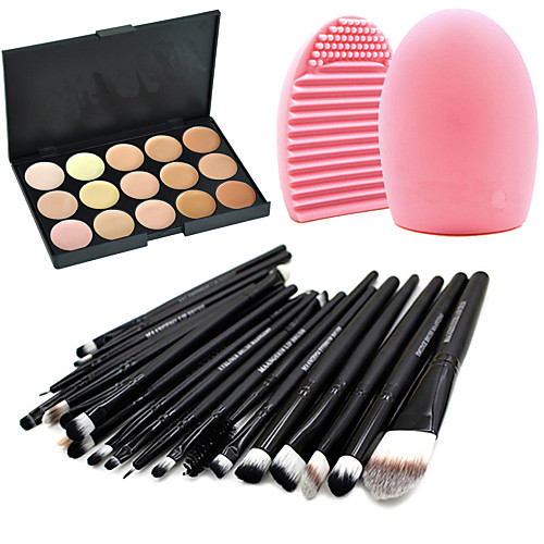 

Professional Makeup Brushes Makeup Brush Set 20pcs Portable Travel Eco-friendly Professional Full Coverage Goat Hair / Pony / Synthetic Hair Wood Makeup Brushes for Eyeliner Brush Blush Brush Lip