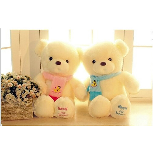 

Genuine Hug Teddy Bear Plush Toys 30cm Children Ai Taidi Blue Scarf Pink Scarf Bear Teddy Bear Gift Plush dolls