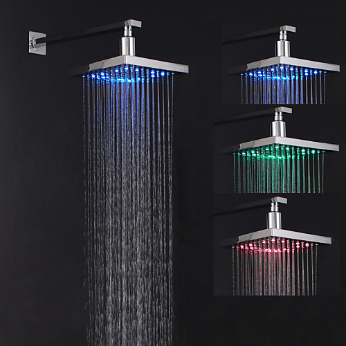 

Contemporary Rain Shower Chrome Feature - Rainfall / LED, Shower Head