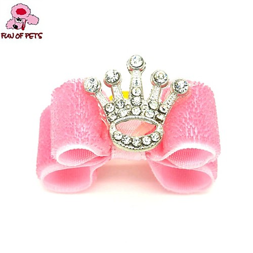 

Cat Dog Hair Accessories Hair Bow Dog Clothes Mixed Material Costume For Spring & Fall Cosplay Wedding