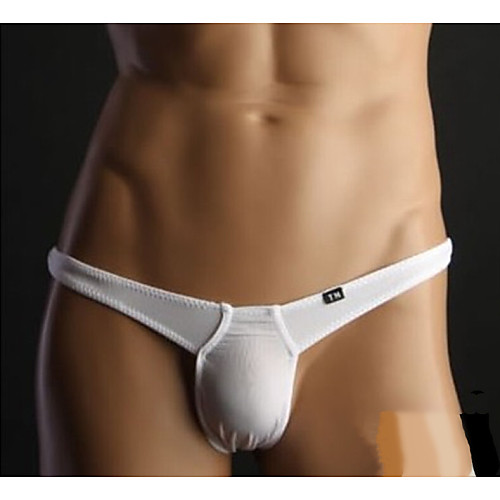 

Men's Modern Style Shorties & Boyshorts Panties - Normal, Solid Colored Low Waist White Black Yellow M L XL / Skinny