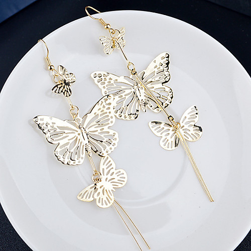 

Women's Drop Earrings Cheap Ladies Elegant Earrings Jewelry Silver / Golden For Wedding Party Daily Casual