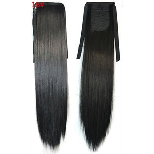 

Toupee Others / Ponytails Cute / Curler & straightener Synthetic Hair Hair Piece Hair Extension Straight 18 inch Party / Halloween / Party Evening