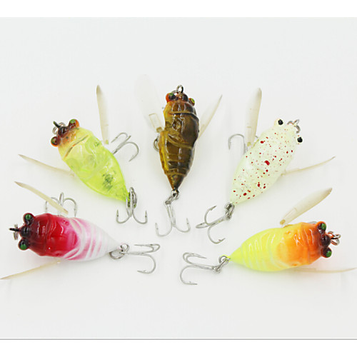 

1 pcs Fishing Lures Flies Wet Flies Floating Bass Trout Pike Sea Fishing Fly Fishing Bait Casting