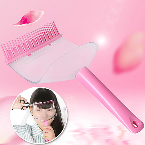

Hairdressing Styling Tools Hair Bangs Cut Supporter Comb Bang Cutting Tool (Random Color)